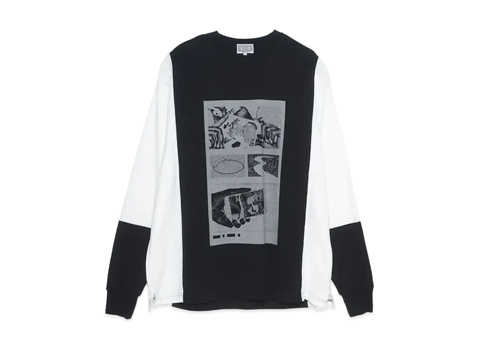 Cav Empt (C.E) SILVER CARD LONG SLEEVE T "Black"