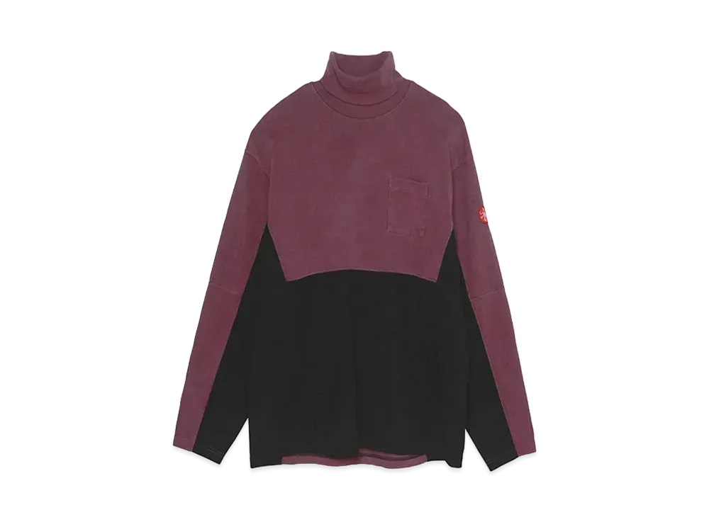 Cav Empt (C.E) OVERDYE TURTLE NECK LONG SLEEVE T "Red"