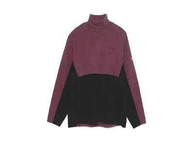 Cav Empt (C.E) OVERDYE TURTLE NECK LONG SLEEVE T "Red"