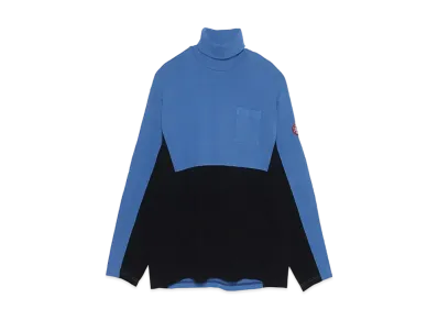 Cav Empt (C.E) OVERDYE TURTLE NECK LONG SLEEVE T "Blue"