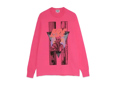Cav Empt (C.E) RESTING OVERDYE LONG SLEEVE T "Pink"