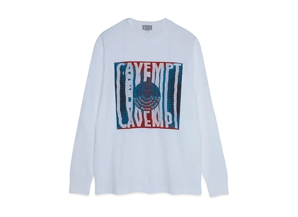 Cav Empt (C.E) DESIRE LONG SLEEVE T "White"