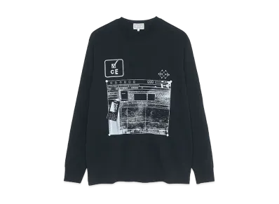 Cav Empt (C.E) CE CARD 5 LONG SLEEVE T "Black"