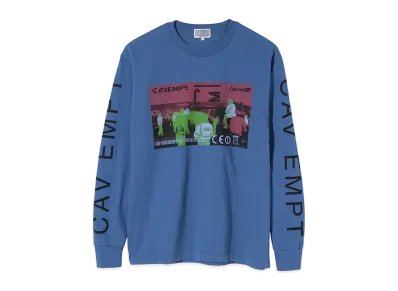 Cav Empt (C.E) CE!X LONG SLEEVE T "Navy"