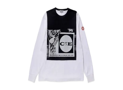 Cav Empt (C.E) INFLUENCE LONG SLEEVE T "White"