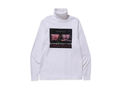 Cav Empt (C.E) TURTLE NECK LONG SLEEVE T "White"