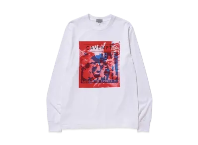 Cav Empt (C.E) PROJECTION LONG SLEEVE T "White"