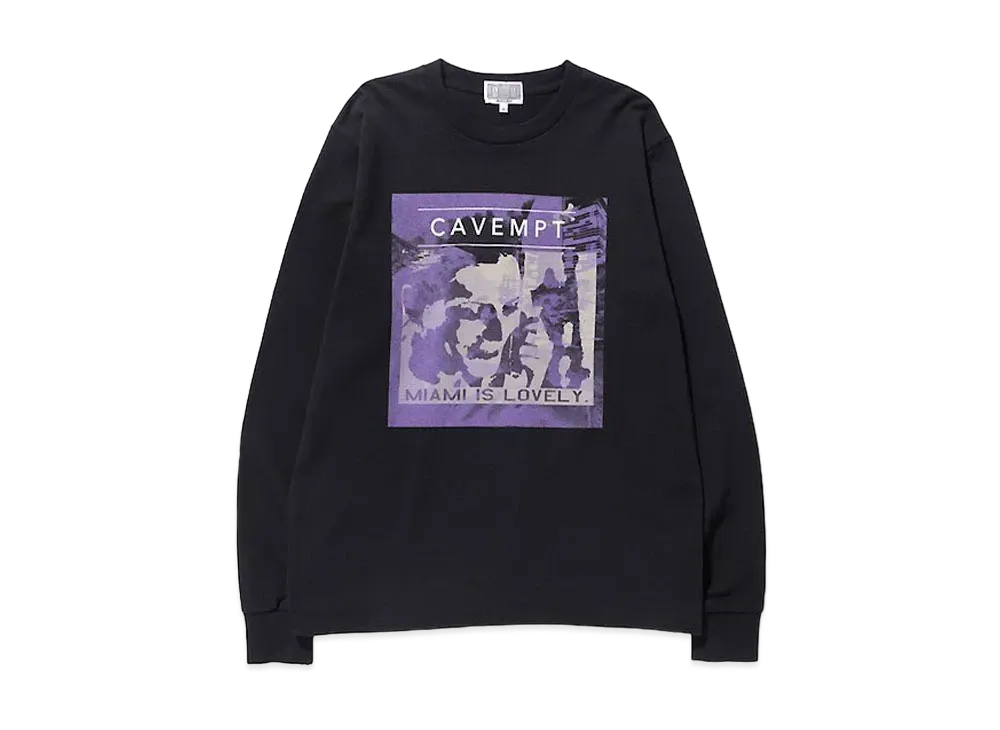 Cav Empt (C.E) PROJECTION LONG SLEEVE T "Black"