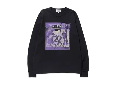 Cav Empt (C.E) PROJECTION LONG SLEEVE T "Black"