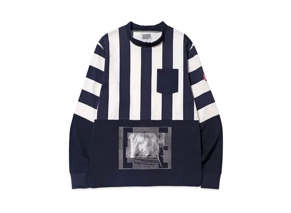 Cav Empt (C.E) PSYCHIC LONG SLEEVE T "Navy"