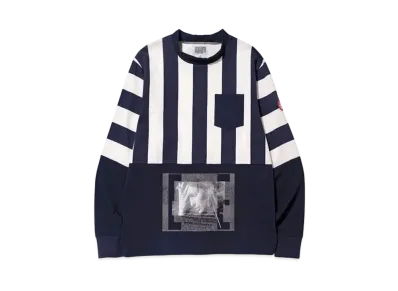 Cav Empt (C.E) PSYCHIC LONG SLEEVE T "Navy"