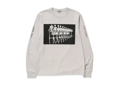 Cav Empt (C.E) SKEL LONG SLEEVE T "Grey"