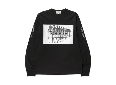 Cav Empt (C.E) SKEL LONG SLEEVE T "Black"