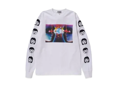 Cav Empt (C.E) EYECONTACT LONG SLEEVE T "White"