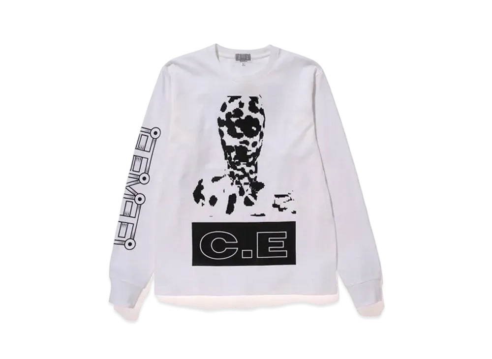 Cav Empt (C.E) NOISEMAN LONG SLEEVE T "White"