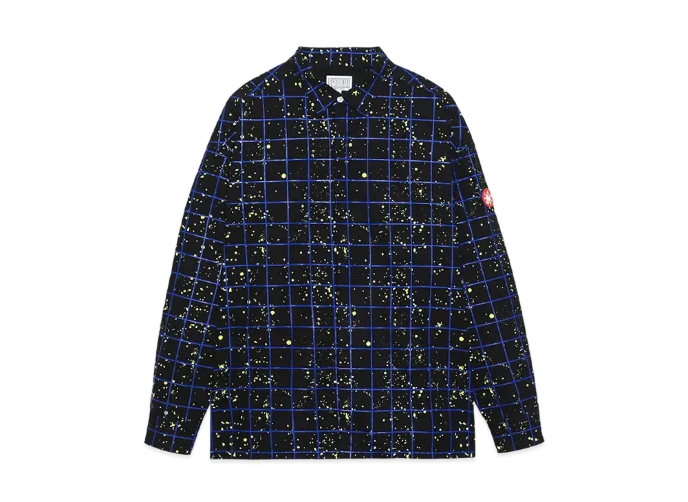 Cav Empt (C.E) BLUE GRID BIG SHIRT "Black"