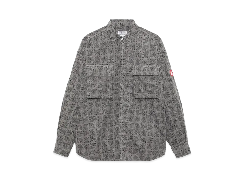 Cav Empt (C.E) OVERDYE LSI CORD SHIRT "Grey"