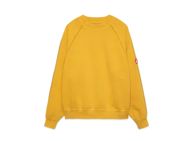 Cav Empt (C.E) OVERDYE RAGLAN PIPING SWEAT "Yellow"