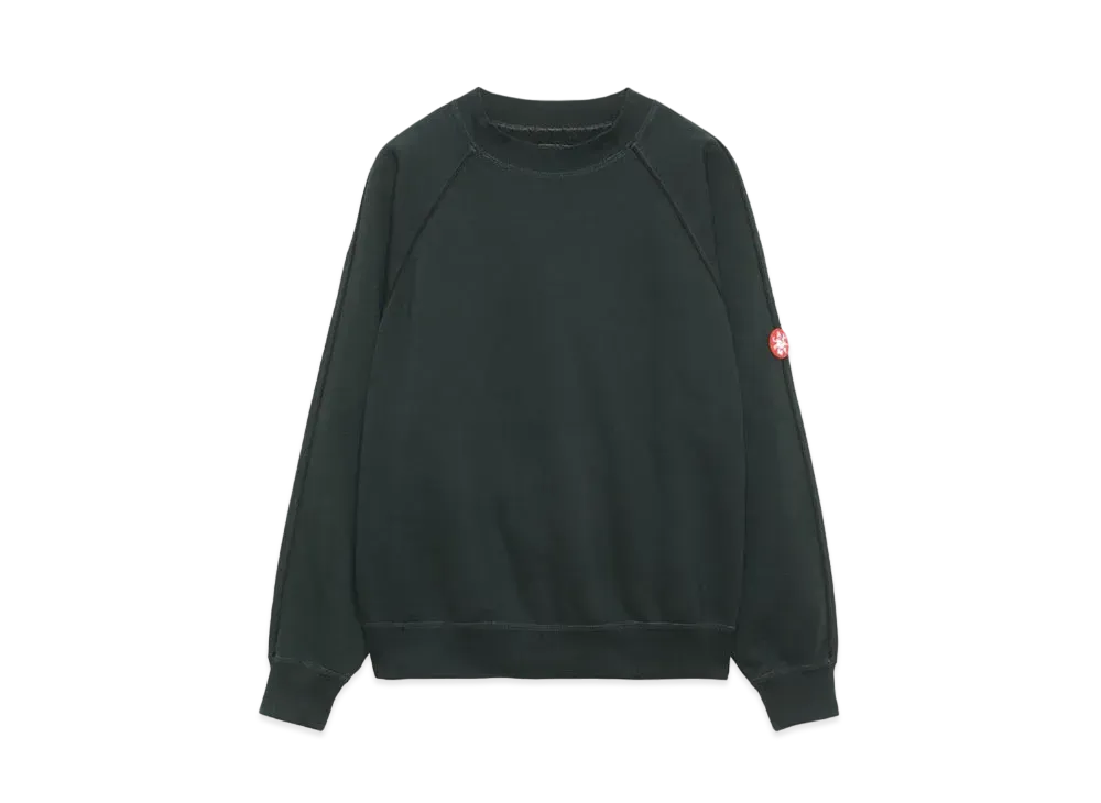 Cav Empt (C.E) OVERDYE RAGLAN PIPING SWEAT "Charcoal"