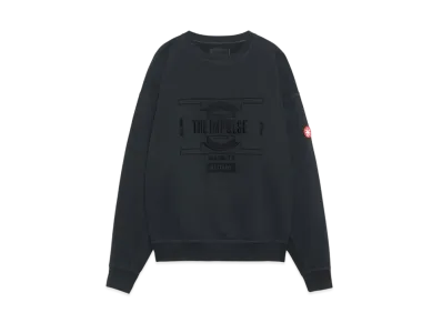 Cav Empt (C.E) OVERDYE IMPULSE CREW NECK "Black"