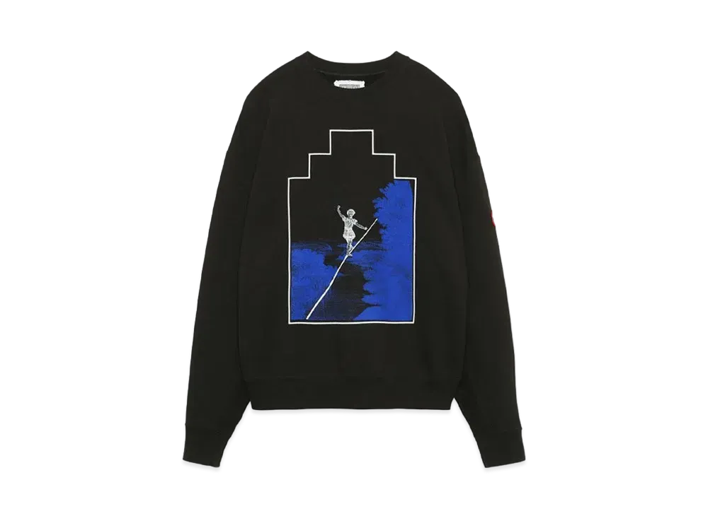 Cav Empt (C.E) ACROBAT CREW NECK "Black"