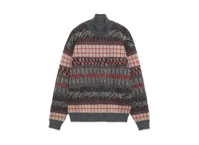 Cav Empt (C.E) WAVE LINE WOOL KNIT "Grey"