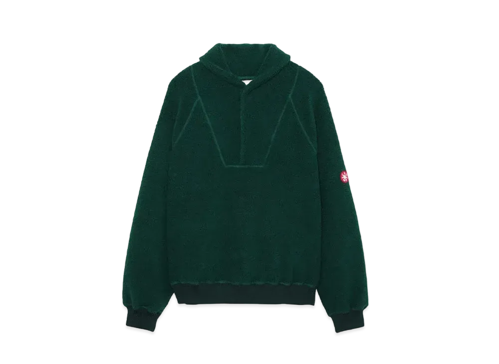 Cav Empt (C.E) WOOL / POLY FLEECE PULLOVER "Green"