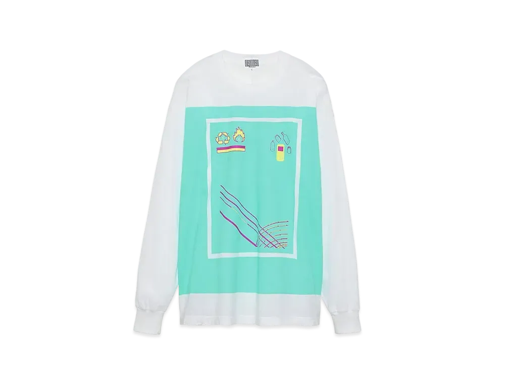 Cav Empt (C.E) EMPTIES BIG LONG SLEEVE T "White"