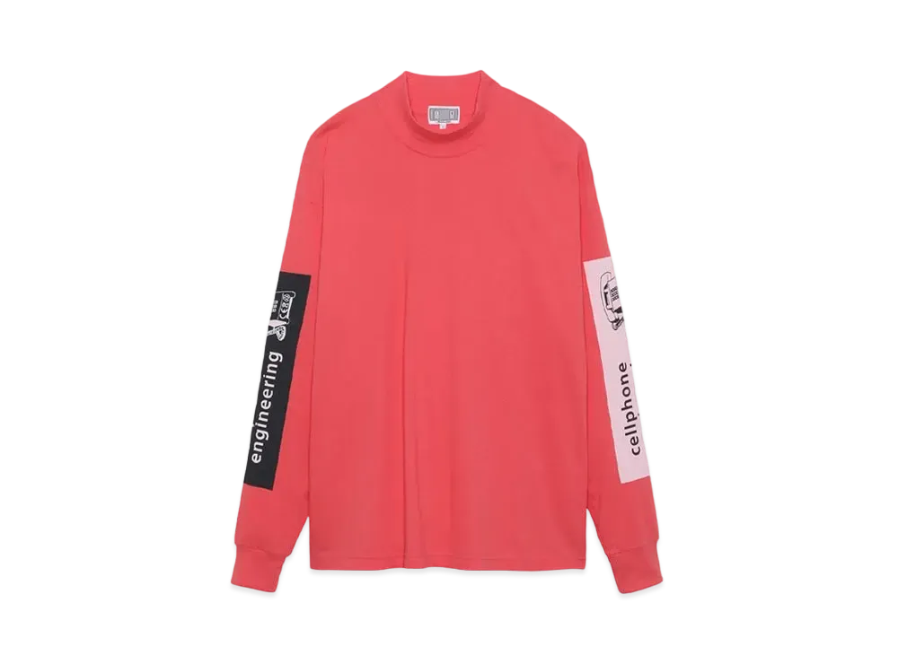 Cav Empt (C.E) CELLPHONE ENGINEERING LONG SLEEVE T "Red"