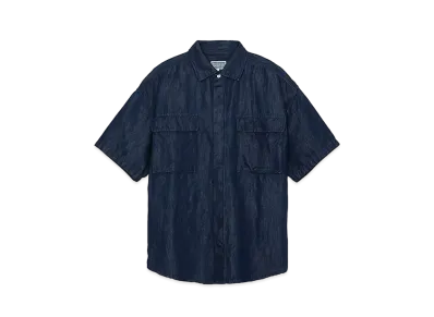 Cav Empt (C.E) DENIM SHORT SLEEVE SHIRT "Indigo"