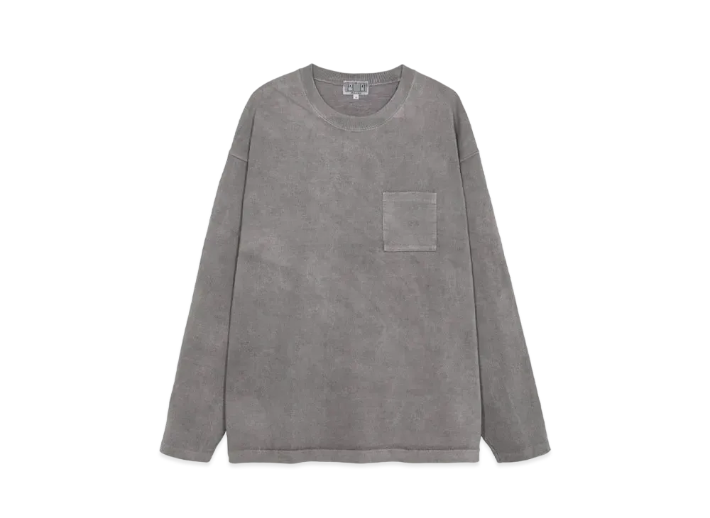 Cav Empt (C.E) OVERDYE HEAVY LONG SLEEVE POCKET T "Grey"