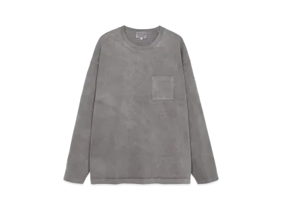 Cav Empt (C.E) OVERDYE HEAVY LONG SLEEVE POCKET T "Grey"