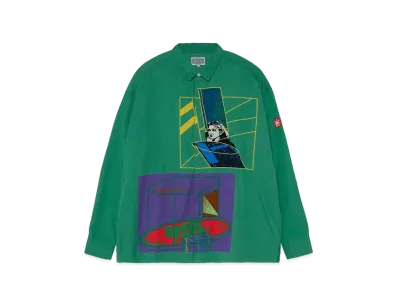 Cav Empt (C.E) AUTHENTICITY BIG SHIRT "Green"