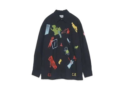 Cav Empt (C.E) A G#m/Abm BIG SHIRT "Black"