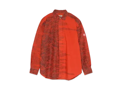 Cav Empt (C.E) FADE NOISE BIG SHIRT "Red"