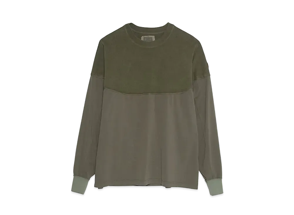 Cav Empt (C.E) WHITE LINE LONG SLEEVE T "Green"