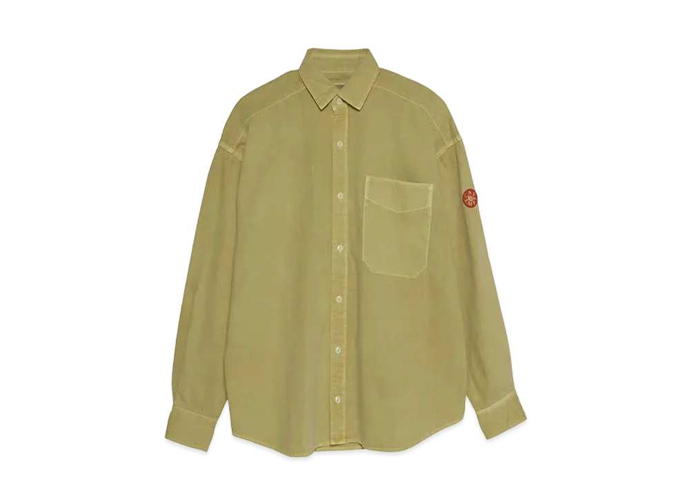 Cav Empt (C.E) OVERDYE COLOUR DENIM SHIRT "Yellow"