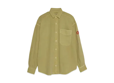 Cav Empt (C.E) OVERDYE COLOUR DENIM SHIRT "Yellow"