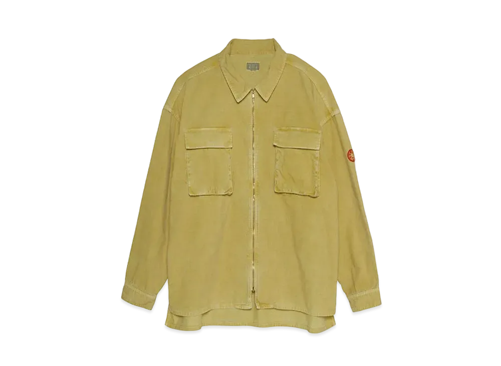 Cav Empt (C.E) CORDUROY ZIP SHIRT JACKET "Yellow"