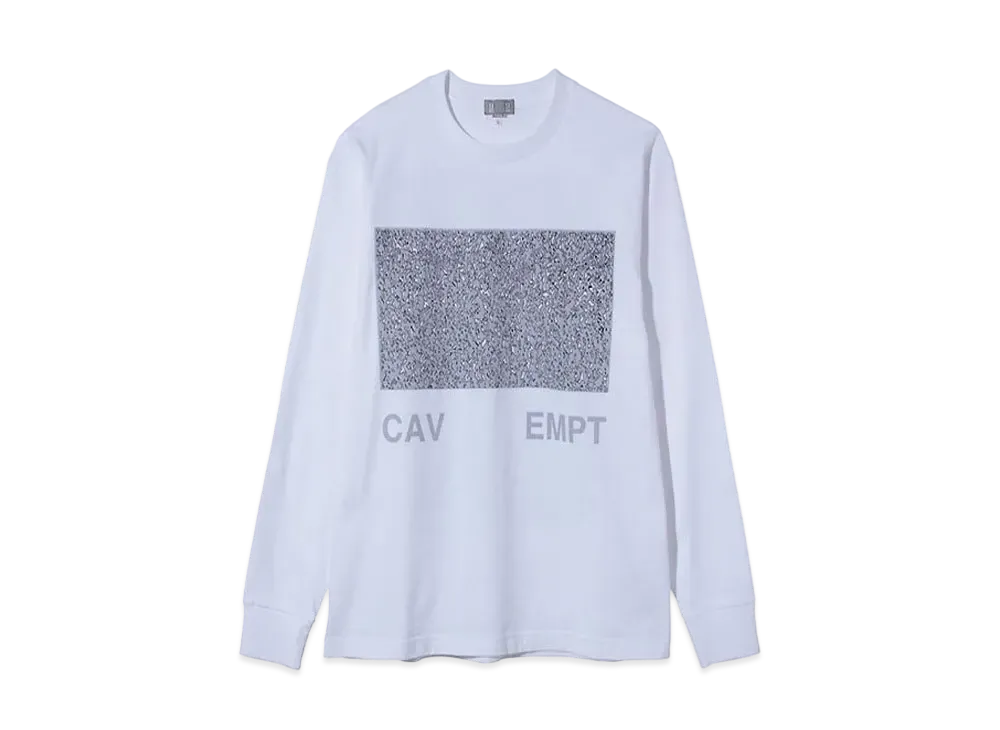 Cav Empt (C.E) VCR NOISE LONG SLEEVE T "White"