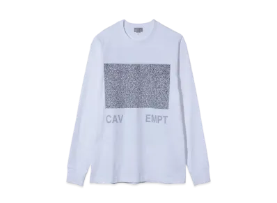 Cav Empt (C.E) VCR NOISE LONG SLEEVE T "White"