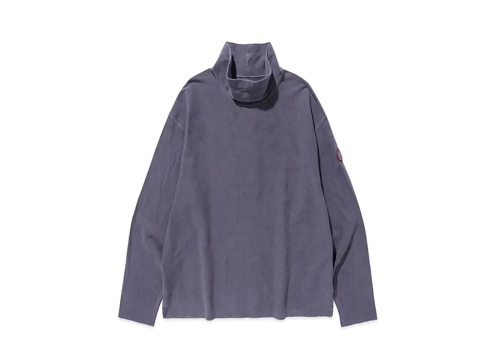 Cav Empt (C.E) OVERDYE RIB STAND COLLAR PULLOVER "Navy"