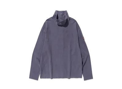 Cav Empt (C.E) OVERDYE RIB STAND COLLAR PULLOVER "Navy"