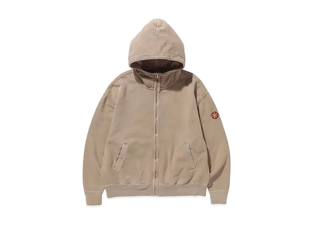 Cav Empt (C.E) OVERDYE HEAVY ZIP HOODY "Beige"