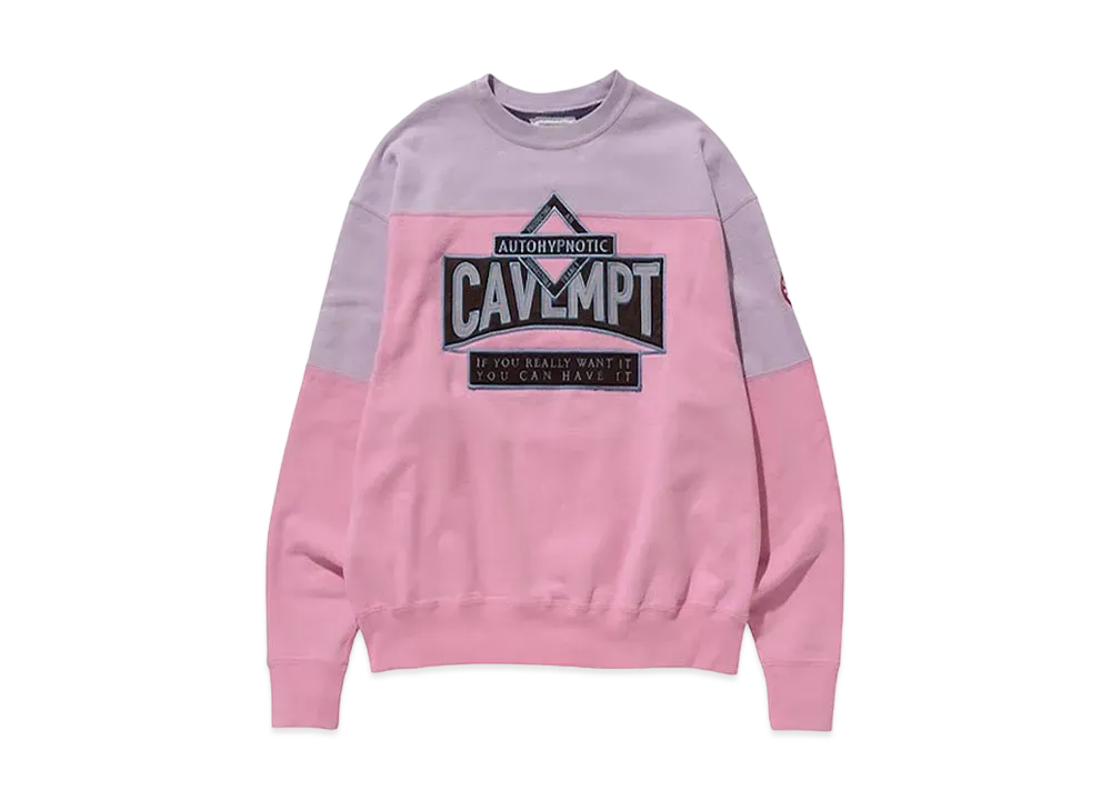Cav Empt (C.E) AUTOHYPNOTIC CREW NECK "Purple"