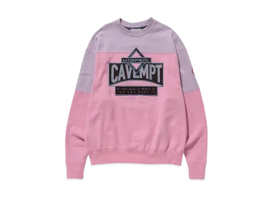 Cav Empt (C.E) AUTOHYPNOTIC CREW NECK "Purple"
