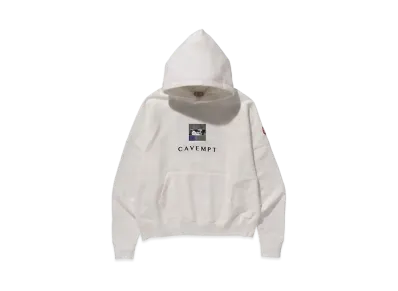 Cav Empt (C.E) CAVEMPT EMBROIDERY HEAVY HOODY "White"