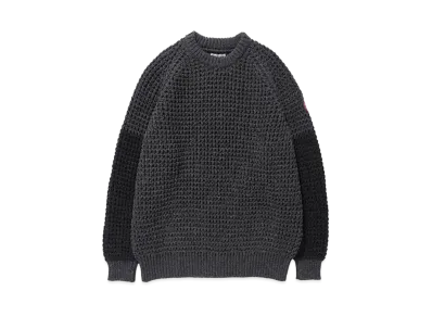 Cav Empt (C.E) LOOSE WAFFLE KNIT "Charcoal"