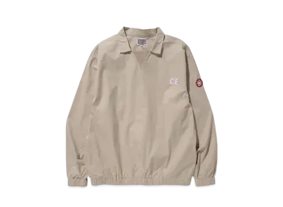 Cav Empt (C.E) COLLARED PULLOVER TOP "Beige"