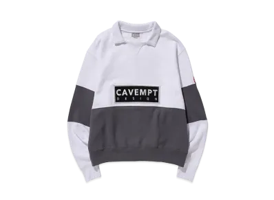 Cav Empt (C.E) DESIGN COLLARED SWEAT "White"